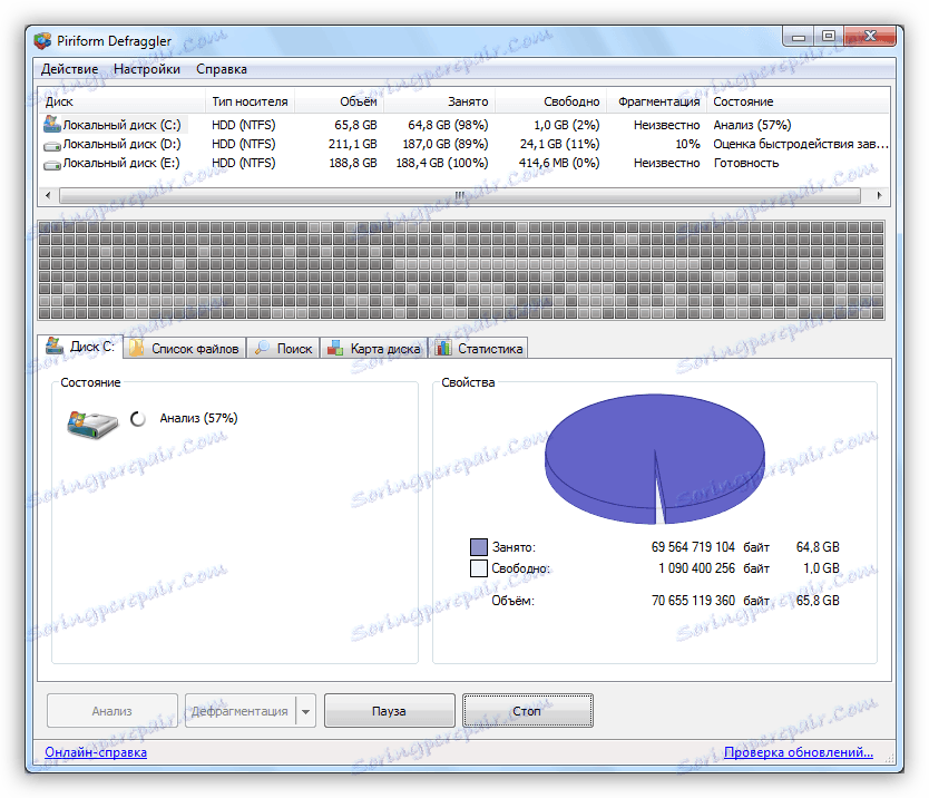 Defragmentujte pevný disk a vylepšujte výkon pomocí programu Defraggler