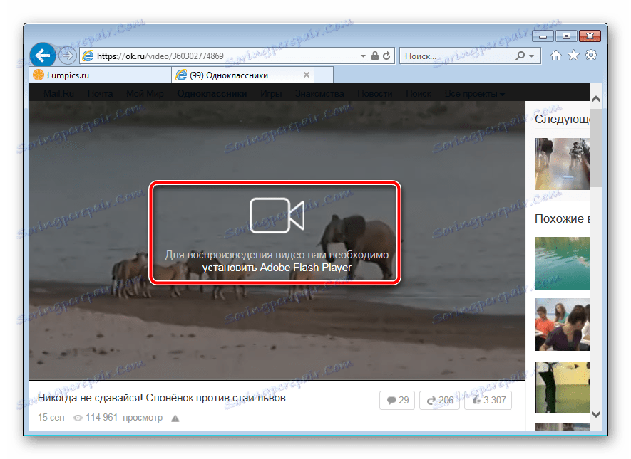 Flash Player ve spolužácích nefunguje video