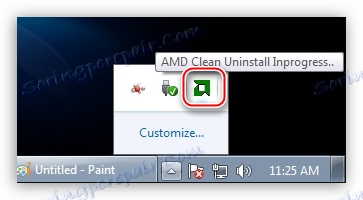 Изпробвайте помощната програма на програмата AMD Clean Uninstall, като задържите курсора върху иконата му в системната област