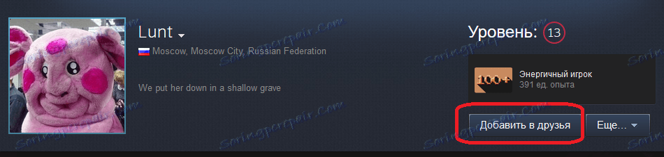 Pridanie priateľom na Steam