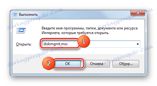 Spustite nástroj Správa diskov zadaním príkazu v okne Spustiť v systéme Windows 7