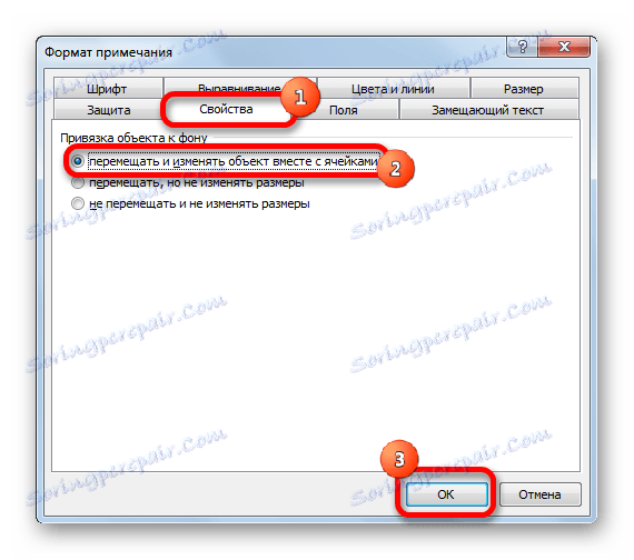 Poznámky vlastnosti v programe Microsoft Excel