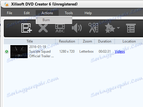 Изгори готовия DVD филм на Xilisoft DVD Creator