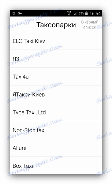 Taksi parkovi Yandex Taxi