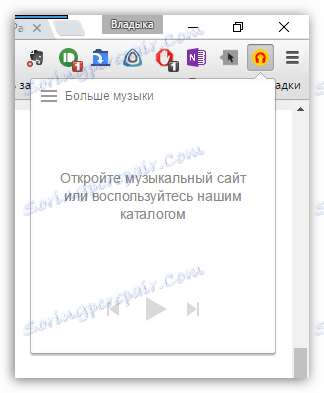 Vrstica Yandex za Google Chrome
