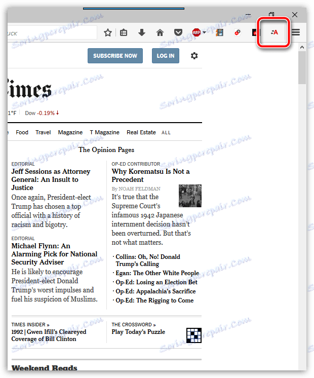 Yandex Translator za Firefox